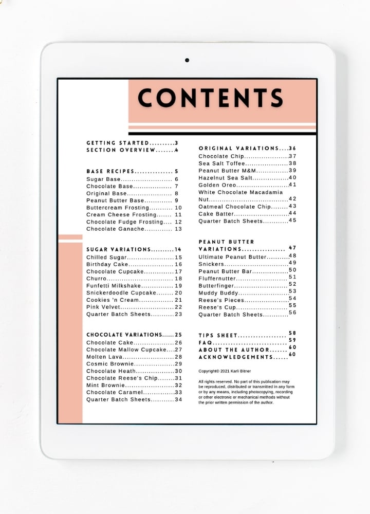 Cookie Lover Mix + Match Recipe eBook (Cookie Lover Book 1) (Digital eBook)