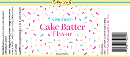 Cake Batter Flavor- Cooking with Karli (1 oz bottle)