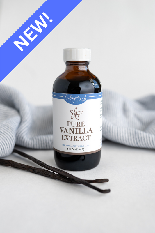 100% Pure Vanilla Extract- Cooking with Karli (4oz bottle)