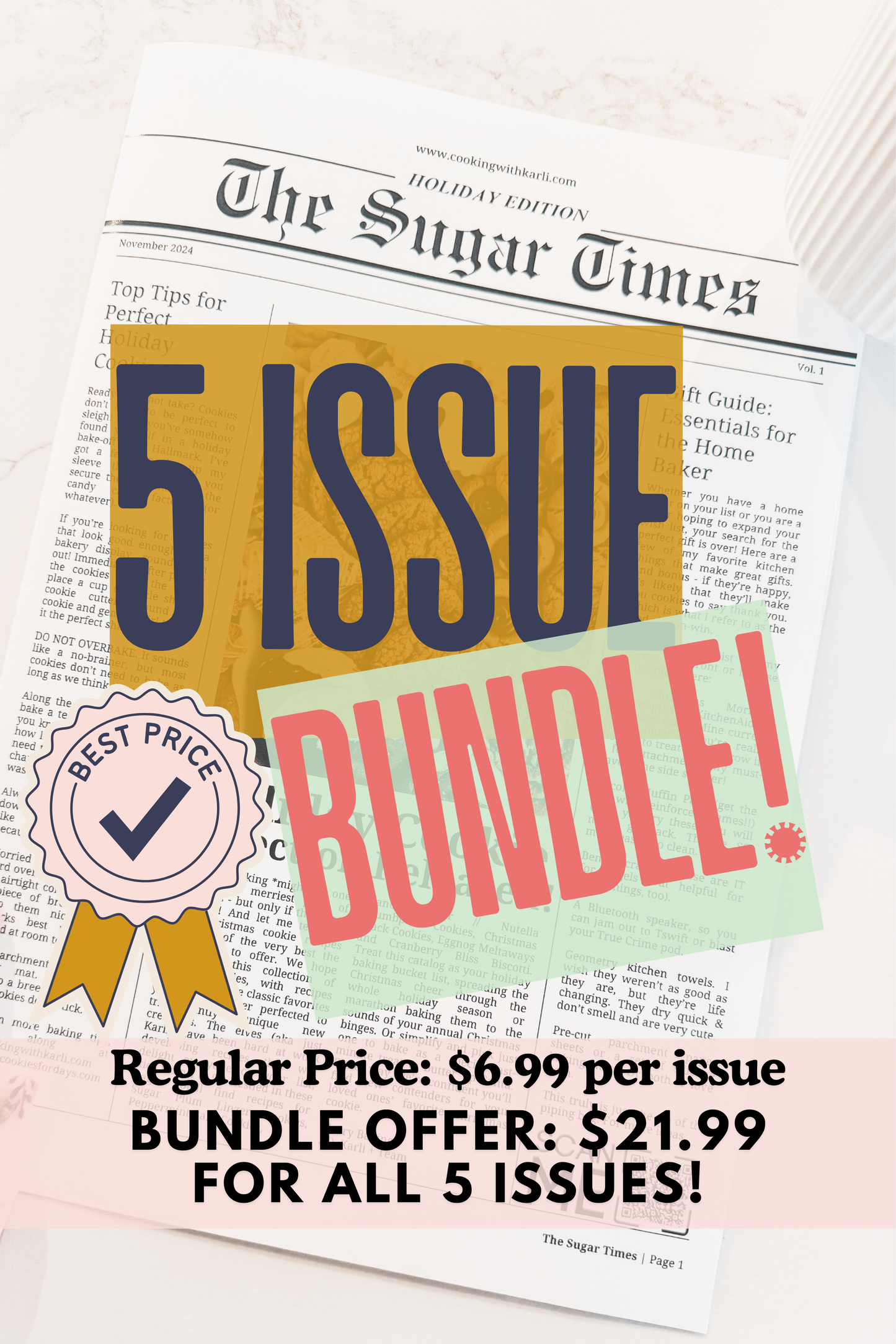 The Sugar Times 5 Issue Bundle