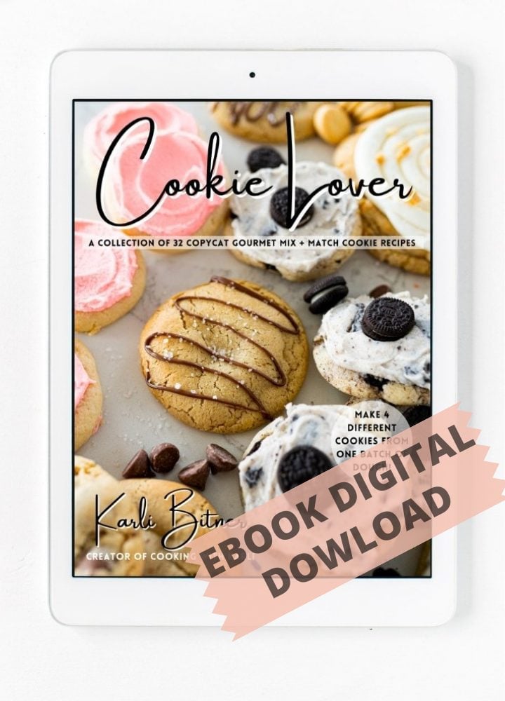 Cookie Lover Mix + Match Recipe eBook (Cookie Lover Book 1) (Digital eBook)