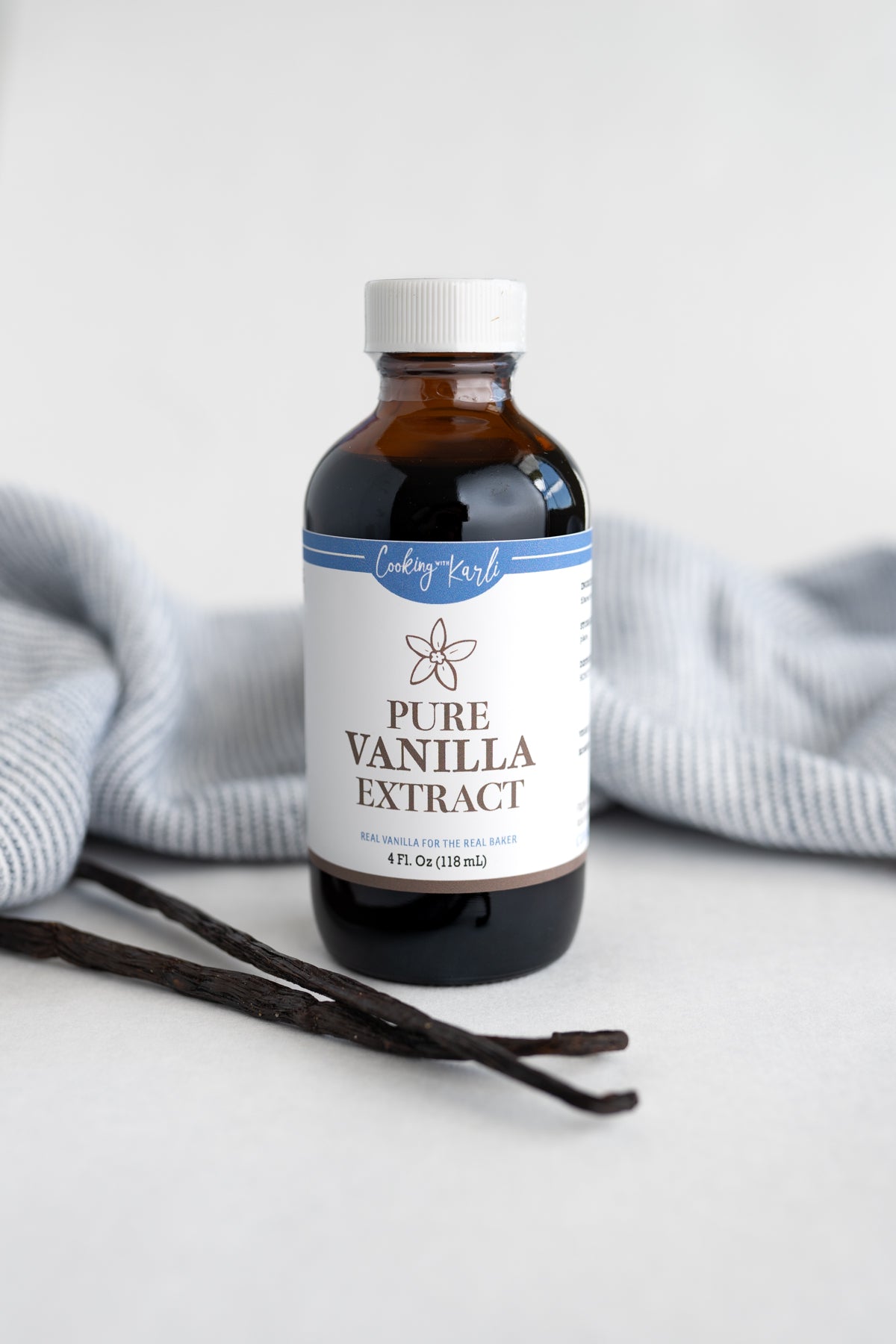 100% Pure Vanilla Extract- Cooking with Karli (4oz bottle)