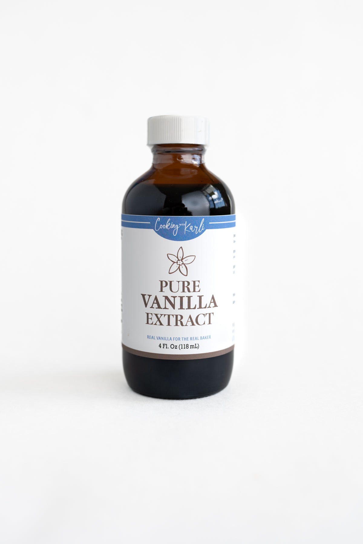 100% Pure Vanilla Extract- Cooking with Karli (4oz bottle)