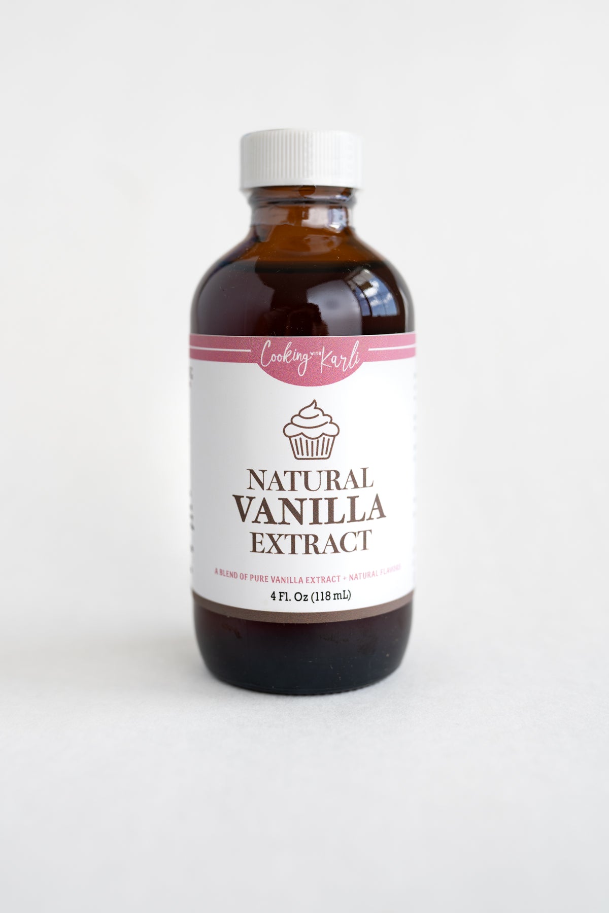 Natural Vanilla Extract- Cooking with Karli (4oz bottle)