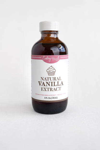 Natural Vanilla Extract- Cooking with Karli (4oz bottle)