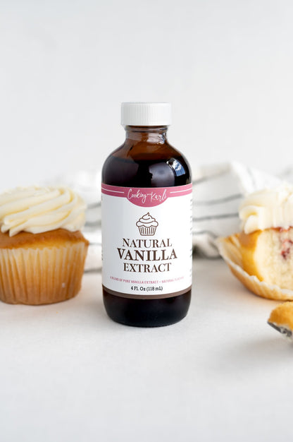 Natural Vanilla Extract- Cooking with Karli (4oz bottle)